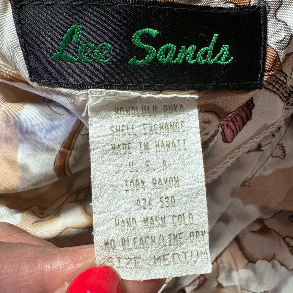 Vintage Short Sleeve Blouse Size Medium Lee Sands Cupid Valentines Day,cherubs - Picture 6 of 8